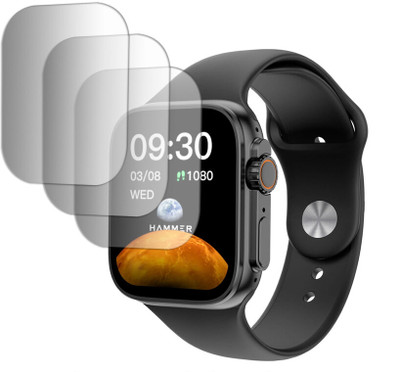 DOUMOF Impossible Screen Guard for Hammer Pulse X SMARTWATCH(Pack of 3)