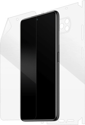 amuenterprises Front and Back Screen Guard for NOV23-Poco X3 Pro(Pack of 1)