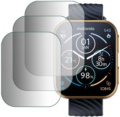 DOUMOF Impossible Screen Guard for Motorola Moto Watch 200 SCREEN GUARD(Pack of 3)