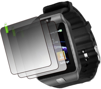 HIDEOUS Impossible Screen Guard for DZ09 SmartWatch(Pack of 3)