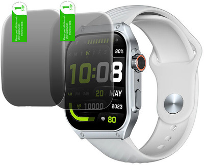 HIDEOUS Impossible Screen Guard for haylou watch s8(Pack of 2)