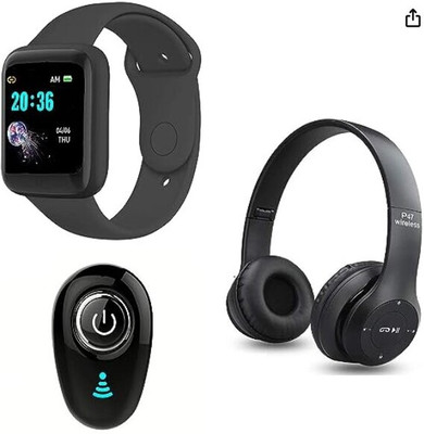 Pushpa Nano Glass for Dynamic Heart Rate Blood Pressure Waterproof Smartwatch for Women Men(Pack of 1)