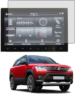 Zealsy Impossible Screen Guard for Compatible For MARUTI SUZUKI BREZZA ZXI Plus 9 Inch Infotainment System Touch Screen Guard Protector Accessories(Pack of 1)