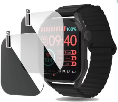 DB Impossible Screen Guard for PEBBLE VOGUE 1.96 SMART WATCH(PACK OF 2)(Pack of 2)