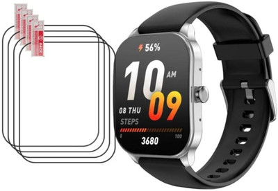 KHWABEEDA Impossible Screen Guard for AMAZFIT POP 3S 1.96 SMART WATCH (PACK OF 4)(Pack of 4)