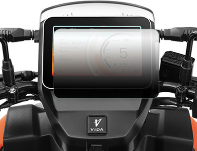 FCS Impossible Screen Guard for Vida V1 Pro, Vida Vida V1 Plus, (Matte) Flexible Scooter Speedometer Screen Protector(Pack of 1)