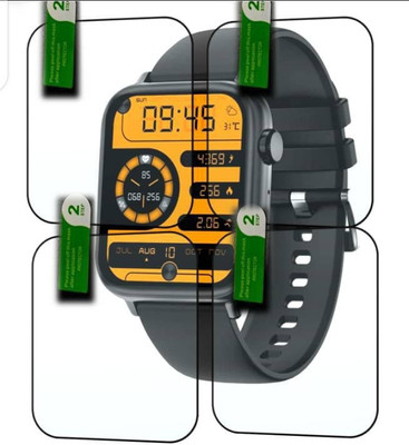 DB Impossible Screen Guard for FIRE- BOLTT NINJA PRO MAX ULTRA 2 SMART WATCH SCREEN GUARD (PACK OF 4)(Pack of 4)