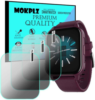 MOKPLZ Impossible Screen Guard for BOAT STORM CONNECT PLUS SMARTWATCH(Pack of 3)