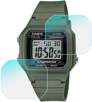 FCS Impossible Screen Guard for Casio W-217H-3AV(Pack of 3)