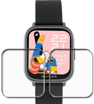 tombik Impossible Screen Guard for D23-Fastrack Reflex Vybe Smartwatch(Pack of 2)