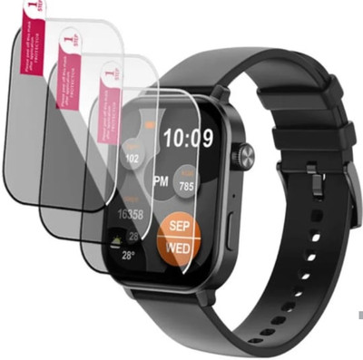 DOWRVIN Impossible Screen Guard for BEATXP UNBOUND PRO 1.96 SMART WATCH SCREEN GUARD (PACK OF 3)(Pack of 3)