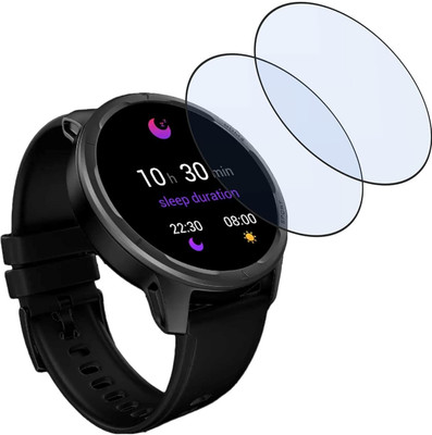 AHWAVEEDA Impossible Screen Guard for Clear View Best Fit Smartwatch Screen protector for Noise HRX Bounce Smart Watch(Pack of 2)