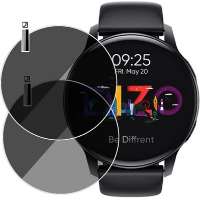 KHWABEEDA Impossible Screen Guard for Dizo Watch R Smart watch tempered glass (pack of 2)(Pack of 2)
