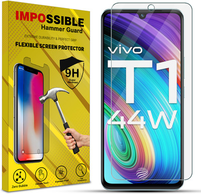 FCS Impossible Screen Guard for Vivo T1 44W Glossy Screen Protector(Pack of 1)