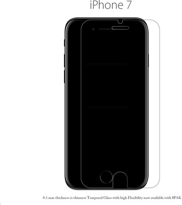 IPAK Impossible Screen Guard for Apple Iphone 7 0.1mm(Pack of 1)