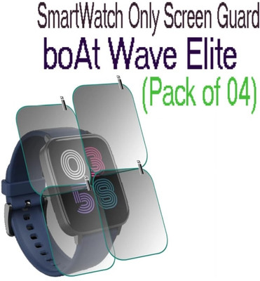 DOWRVIN Impossible Screen Guard for Boat Wave Elite smart watch (pack of 4)(Pack of 4)