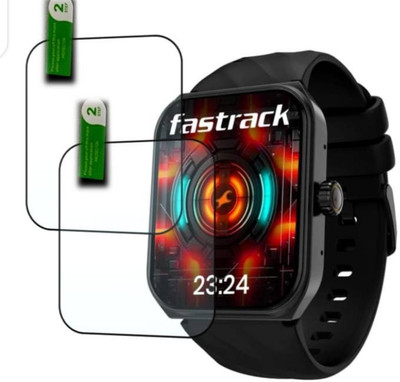 ZIDZEE Impossible Screen Guard for FASTRACK REVOLTT X2 1.91 SMART WATCH SCREEN GUARD ( PACK OF 2)(Pack of 2)