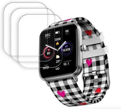 DOWRVIN Impossible Screen Guard for FIRE - BOLTT NINJA CALL PRO PLUS SMART WATCH SCREEN GUARD ( PACK OF 3)(Pack of 3)