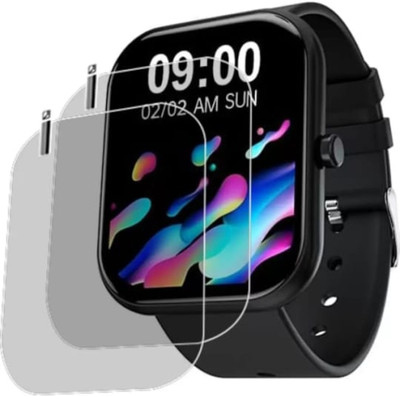 DOWRVIN Impossible Screen Guard for Fire Boltt Dazzle plus smart watch screen guard (pack of 2)(Pack of 2)