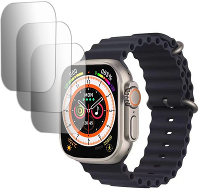 YCHROZE Impossible Screen Guard for IBS Ultra Seris 8 SMARTWATCH(Pack of 3)