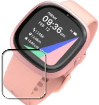 tombik Impossible Screen Guard for D63-Fitshot Flair Smartwatch(Pack of 1)