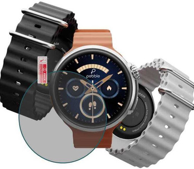 KHWABEEDA Impossible Screen Guard for PEBBLE FORTE WATCH SCREEN GUARD(Pack of 1)