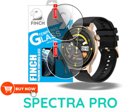 FINCH Impossible Screen Guard for PEBBLE SPECTRA PRO SMART WATCH GUARD(Pack of 2)