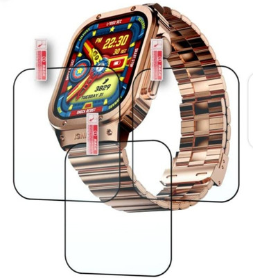 DB Impossible Screen Guard for FIRE -BOLTT MAVERICK 2.02 SMART WATCH SCREEN GUARD (PACK OF 3)(Pack of 3)