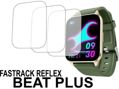 DB Impossible Screen Guard for FASTRACK REFLEX BEAT PLUS SMART WATCH (PACK OF 3)(Pack of 3)