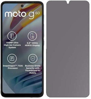HARVEEN Impossible Screen Guard for Campatible for Privacy-NOV23-Motorola G60(Pack of 1)