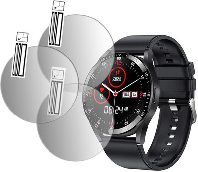 DOUMOF Impossible Screen Guard for AXL Pulse LifeFit SMARTWATCH(Pack of 3)