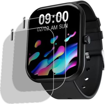 KHWABEEDA Impossible Screen Guard for Fire Boltt Dazzle plus smart watch screen guard( pack of 2)(Pack of 2)