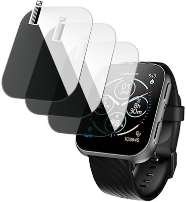 daffin Impossible Screen Guard for Motorola Moto Watch 200(Pack of 3)