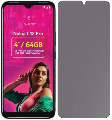 Snaporia Impossible Screen Guard for -Nokia C12 Pro(Pack of 1)