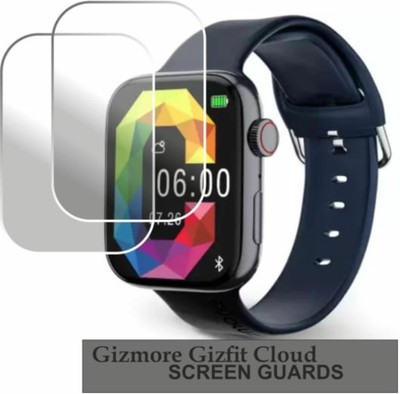 DOWRVIN Impossible Screen Guard for GIZMORE GIZFIT CLOUD SMART WATCH SCREEN GUARD (pack OF 2)(Pack of 2)