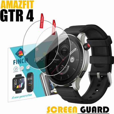 FINCH Impossible Screen Guard for AMAZFIT GTR-4 SMART WATCH(Pack of 2)