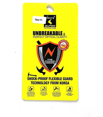 oval designs Impossible Screen Guard for Oppo F5(Pack of 1)