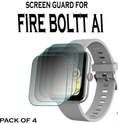 DOWRVIN Impossible Screen Guard for Fire-Boltt A1 smart watch ( pack of 4)(Pack of 4)