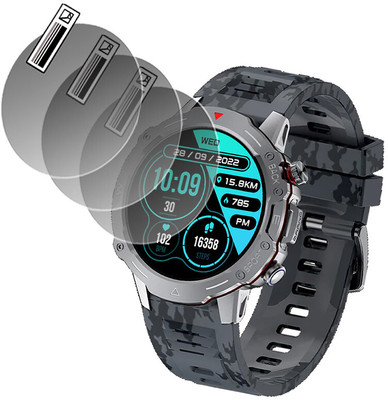 daffin Impossible Screen Guard for Fire-Boltt Grenade 1.39''(Pack of 3)