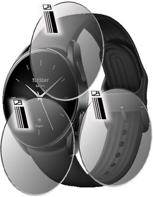 daffin Impossible Screen Guard for Xiaomi Watch S2 Pro(Pack of 3)