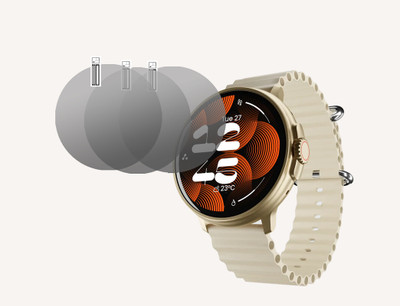 hirdesh Impossible Screen Guard for Ambrane Wise Rush(Pack of 3)