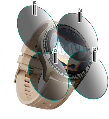 daffin Impossible Screen Guard for Boult Striker(Pack of 4)