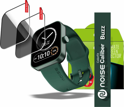 KANCHA Impossible Screen Guard for NOISE COLORFIT CALIBER BUZZ SMART WATCH(Pack of 2)