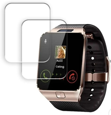 AHWAVEEDA Impossible Screen Guard for DZ09 SMART WATCH SCREEN GUARD (PACK OF 2)(Pack of 2)