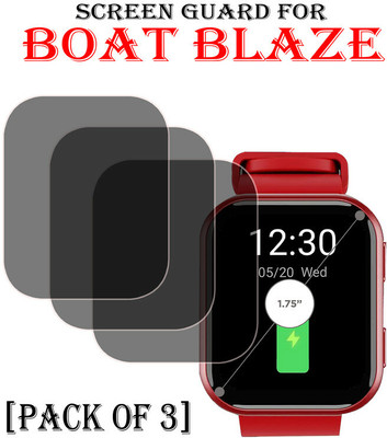 YCHROZE Impossible Screen Guard for Boat Blaze(Pack of 3)