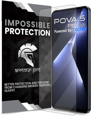 ArmourPro Impossible Screen Guard for Tecno Pova 5 Pro 5G, Tecno Pova 5 Pro, Pova 5 Pro(Pack of 1)
