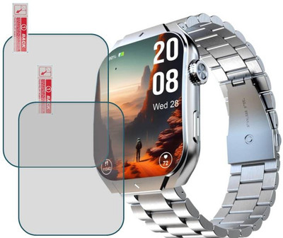 DOWRVIN Impossible Screen Guard for BEATXP UNBOUND CORV 1.96 SMART WATCH SCREEN GUARD (PACK OF 2)(Pack of 2)