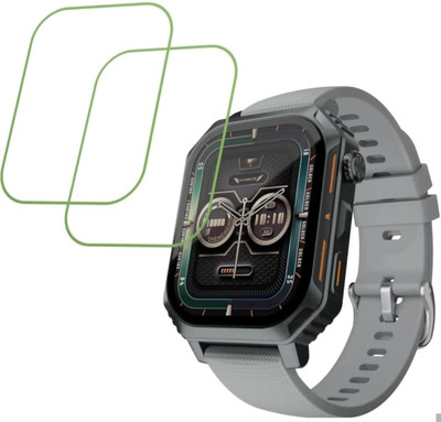 KHWABEEDA Impossible Screen Guard for HAMMER CONQUER 2.02 SMART WATCH SCREEN GUARD( PACK OF 2)(Pack of 2)
