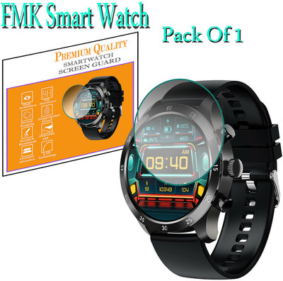HIDEOUS Impossible Screen Guard for FMK Smart Watch(Pack of 1)