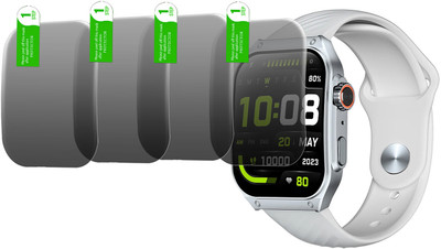HIDEOUS Impossible Screen Guard for haylou watch s8(Pack of 4)